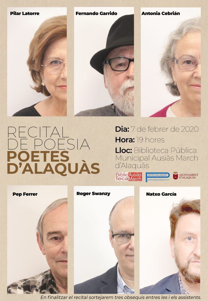 Recital de poesia Poetes d'Alaquàs